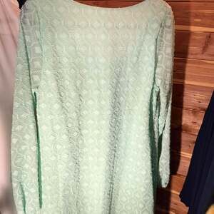 Altar'd State Mint Green Lace Long Sleeve Top, Women's Size S — Boho Style